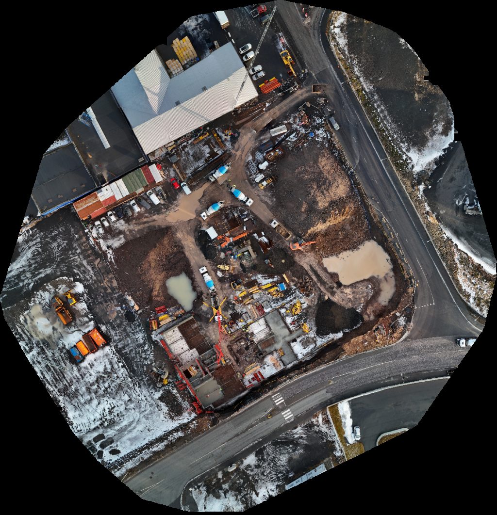 Drone map of Steinprýði ehf Verkstæði Fiskvinnslan Kambur hf Aerial drone map in Hafnarfjörður, Hafnarfjar Arkaupsta Ur, IS