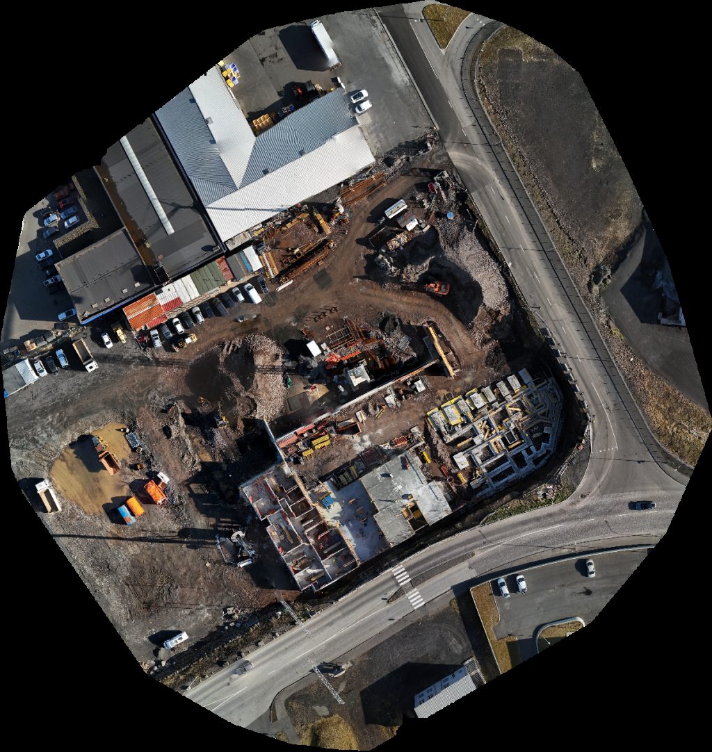 Drone map of Steinprýði ehf Verkstæði Fiskvinnslan Kambur hf Aerial drone map in Hafnarfjörður, Hafnarfjar Arkaupsta Ur, IS