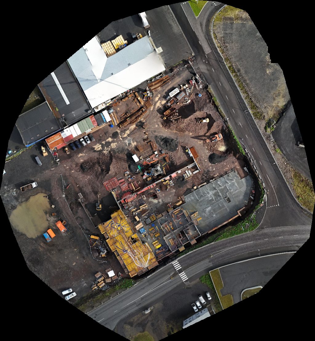 Drone map of Steinprýði ehf Verkstæði Fiskvinnslan Kambur hf Aerial drone map in Hafnarfjörður, Hafnarfjar Arkaupsta Ur, IS