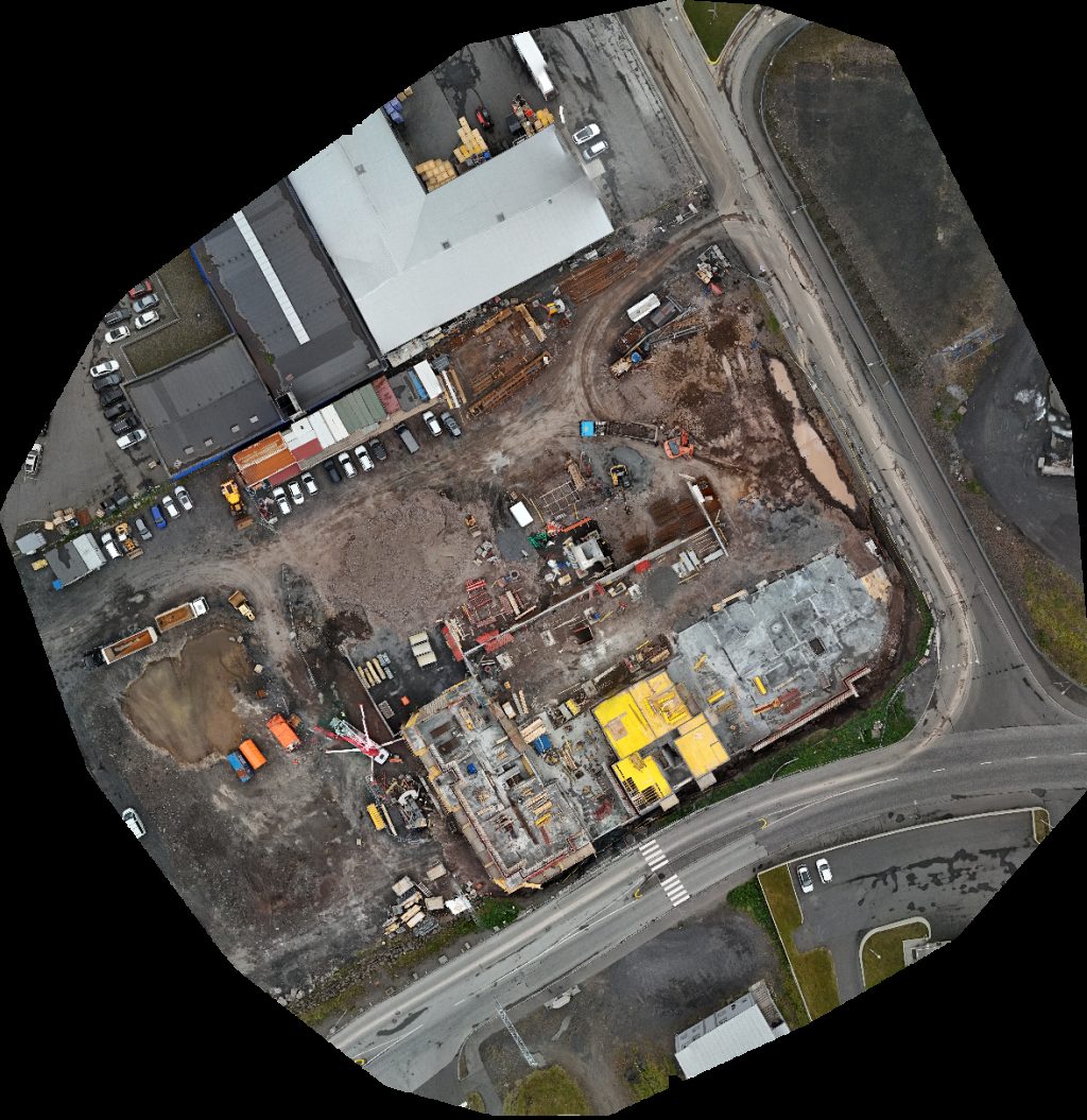 Drone map of Steinprýði ehf Verkstæði Fiskvinnslan Kambur hf Aerial drone map in Hafnarfjörður, Hafnarfjar Arkaupsta Ur, IS