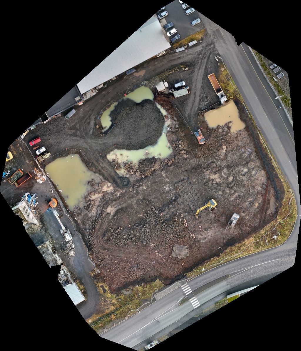 Drone map of Steinprýði ehf Verkstæði Skipalón Aerial drone map in Hafnarfjörður, Hafnarfjar Arkaupsta Ur, IS