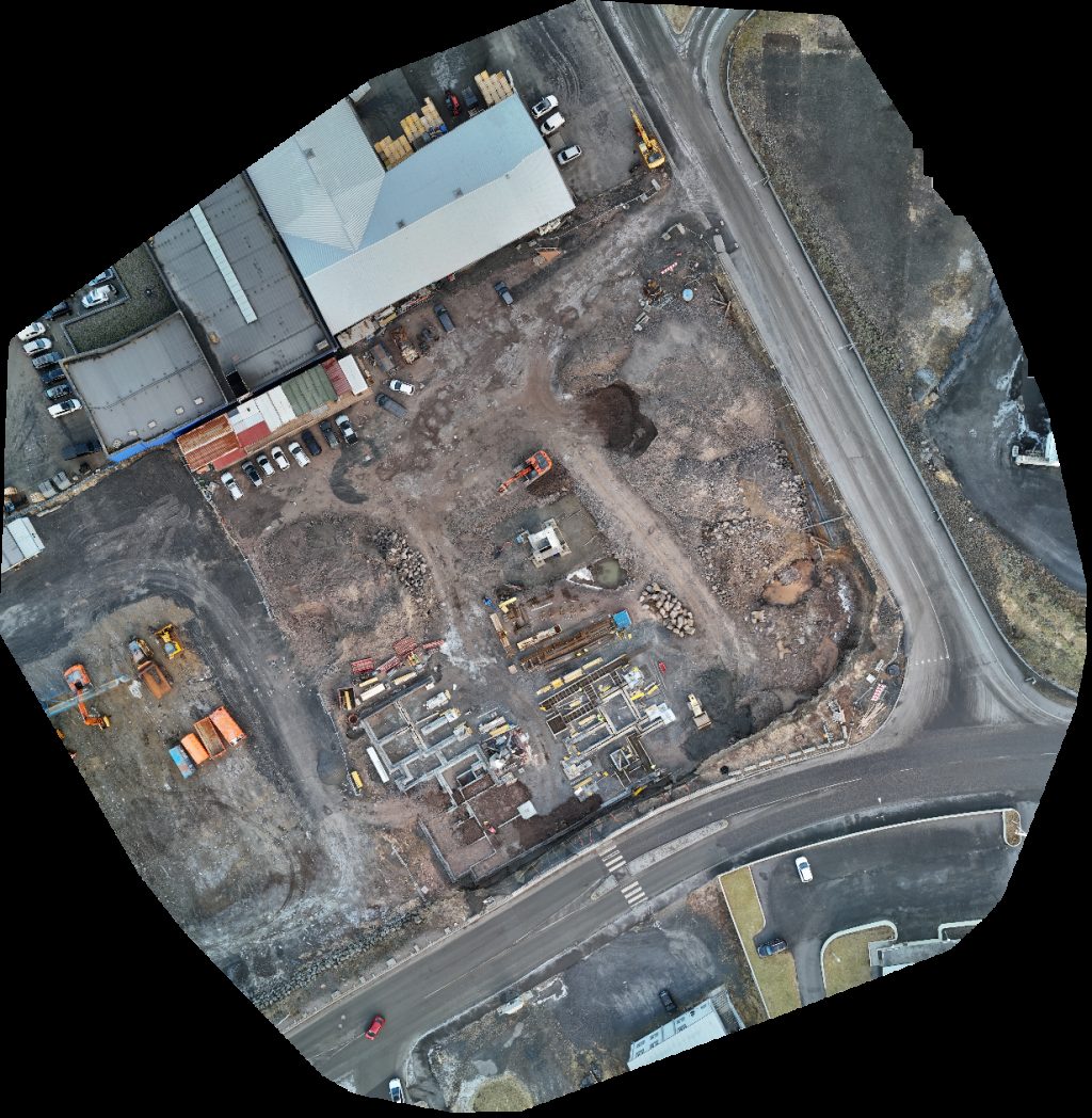 Drone map of Steinprýði ehf Verkstæði Skipalón Aerial drone map in Hafnarfjörður, Hafnarfjar Arkaupsta Ur, IS