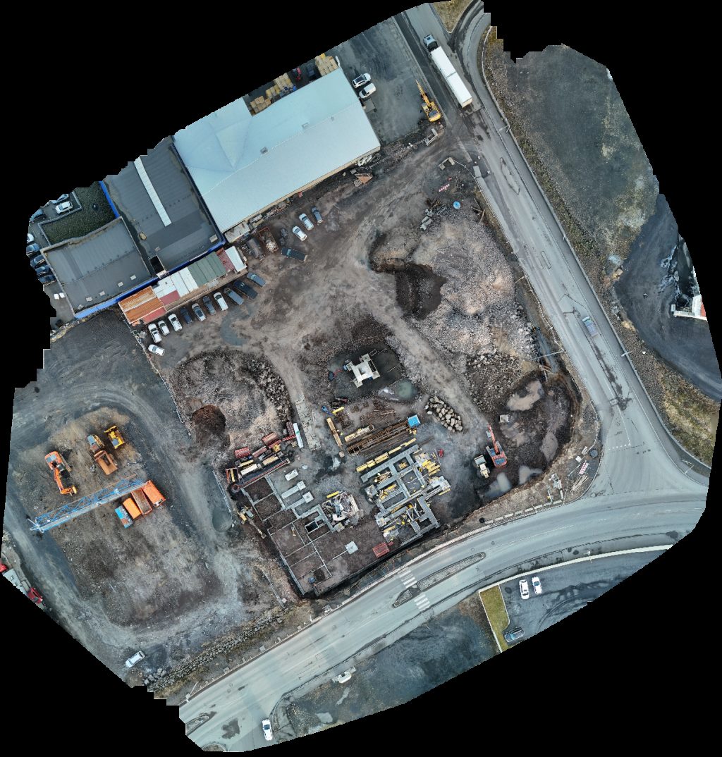 Drone map of Steinprýði ehf Verkstæði Skipalón Aerial drone map in Hafnarfjörður, Hafnarfjar Arkaupsta Ur, IS