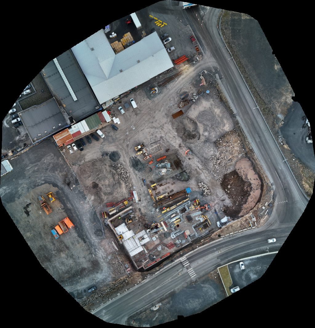 Drone map of Steinprýði ehf Verkstæði Skipalón Aerial drone map in Hafnarfjörður, Hafnarfjar Arkaupsta Ur, IS