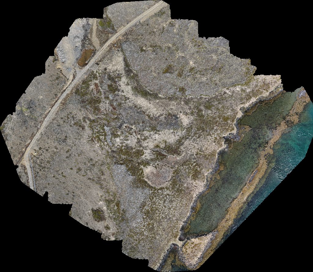 Drone map of Hveravík Drangsnesvegur Seaside Hotpot in room with shared Aerial drone map in Drangsnes, Kaldrananeshreppur, IS