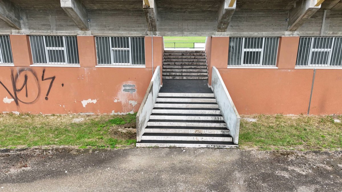 Drone 3d model of Stadio Pasqualino Pierantozzi A S D Rugby Club in casa tortoreto felice Aerial drone 3d model in Tortoreto Lido, Abruzzo, IT