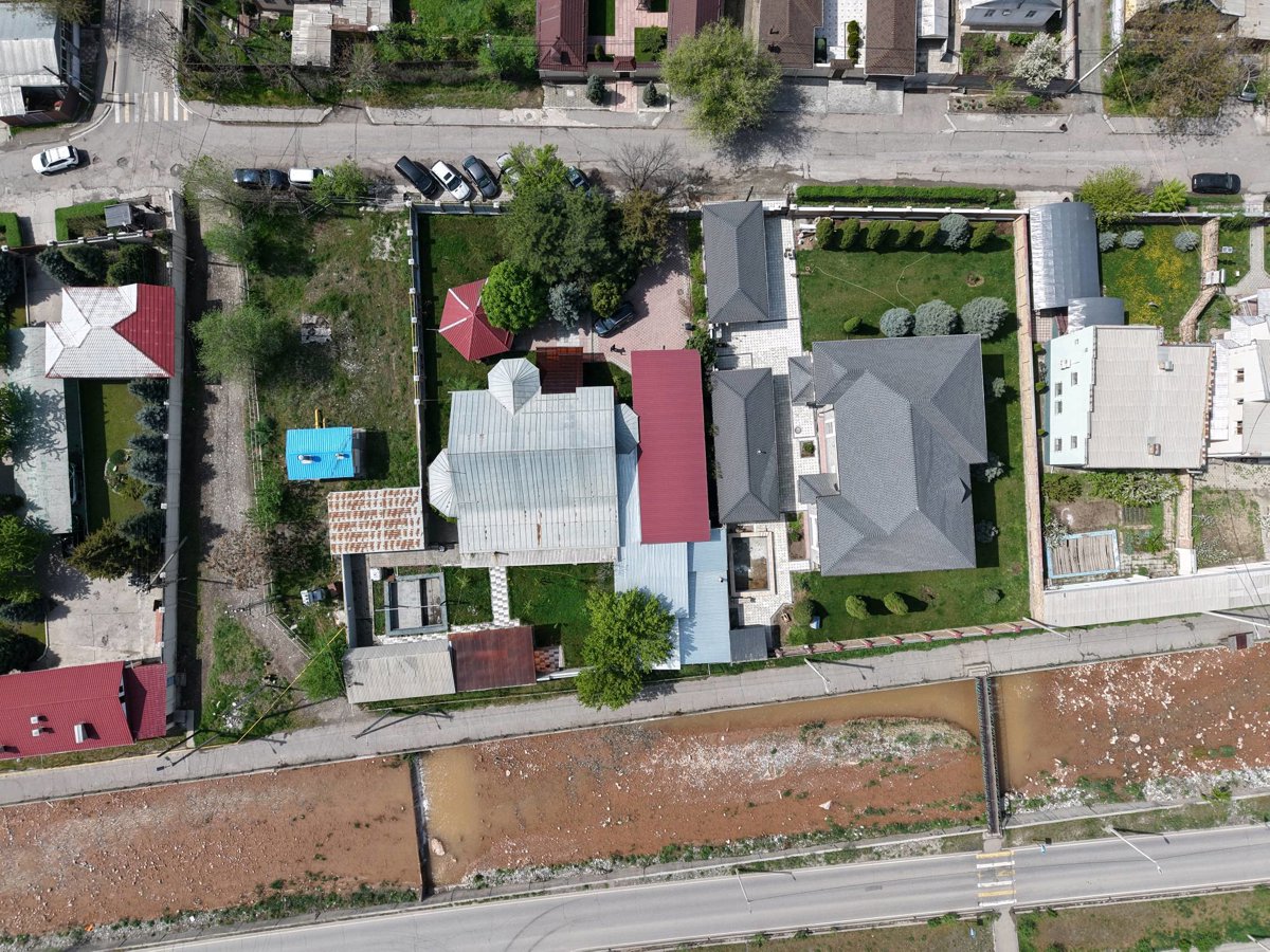 Drone 3d model of ОсОО Vokko Anvita in Oktyabr District Aerial drone 3d model in Bishkek, Bishkek City, KG