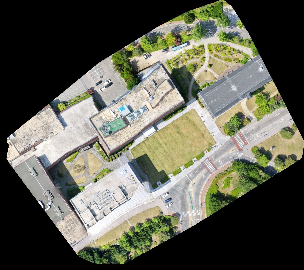 Drone map of 한림대학교 대학본부 인문1관 연암관 in 1 Aerial drone map in Chuncheon, Gangwon Do, KR