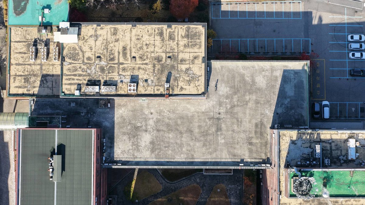 Drone 3d model of 한림대학교 실험동물센터 인문2관 in 1 Aerial drone 3d model in Chuncheon, Gangwon Do, KR