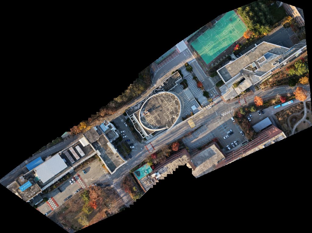 Drone map of 한림대학교 일송아트홀 인문2관 in 1 Aerial drone map in Chuncheon, Gangwon Do, KR
