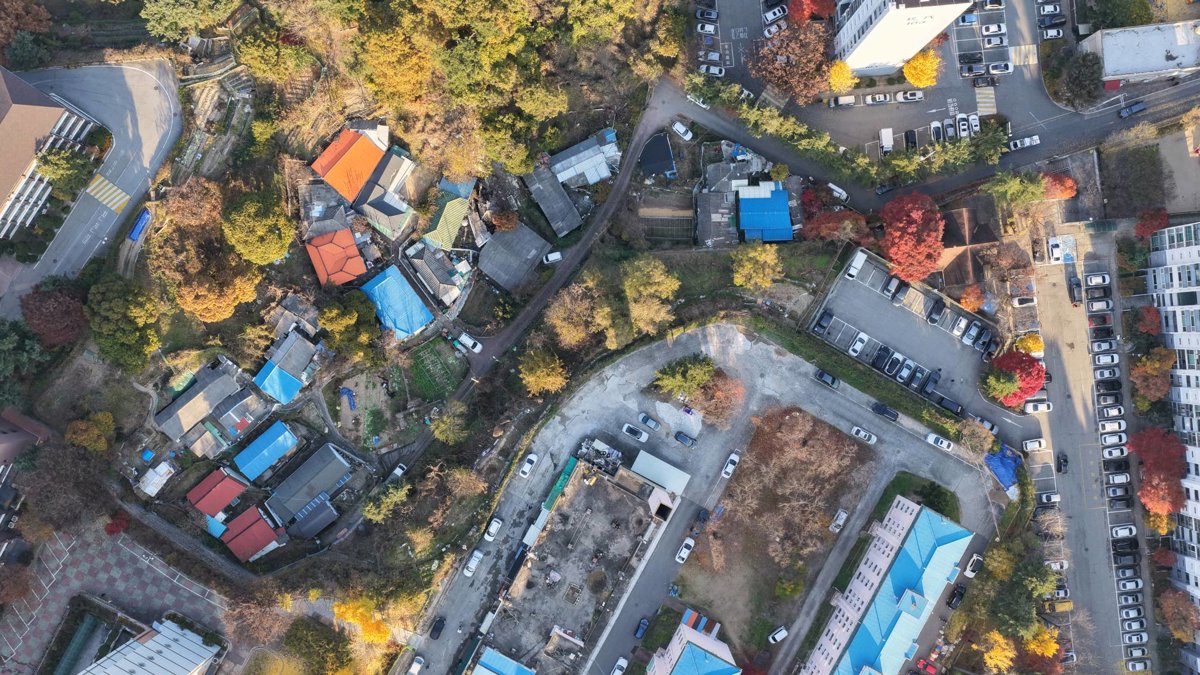 Drone 3d model of 일송스타디움 한림대학교 씨름장 in 589-9 Aerial drone 3d model in Chuncheon, Gangwon Do, KR