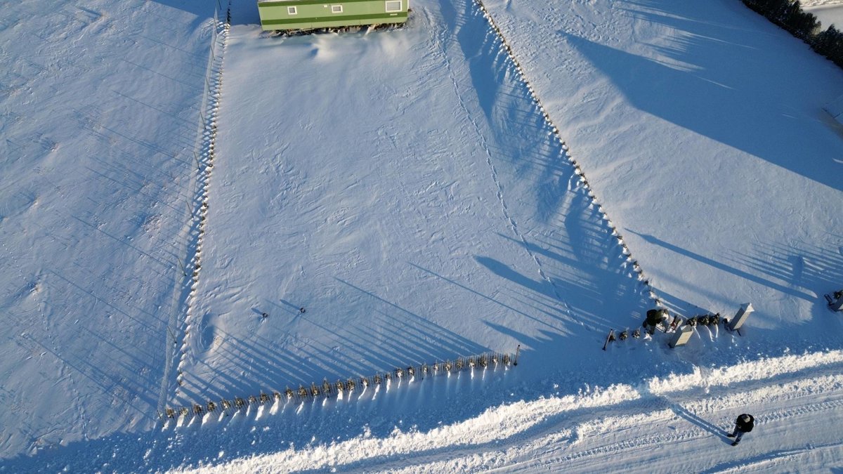 Drone 3d model of Medelynas Spygliukas Adelės Dirsytės gimtinė in kaimo kapinės Aerial drone 3d model in Bubliai, Kauno Apskritis, LT