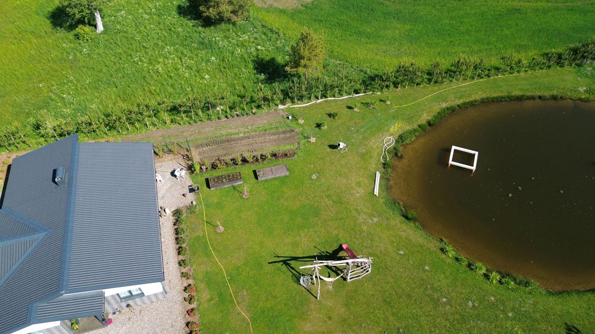 Drone 3d model of Kantvainiu karjeras Grobštai in baltojo akmens st Aerial drone 3d model in Juodikiai, Klaipeda County, LT