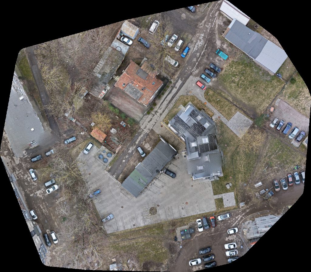 Drone map of Tilžes apartament One Bedroom Apartment Cozy family near the old town in bedroom apartment Aerial drone map in Klaipeda, Klaipeda County, LT