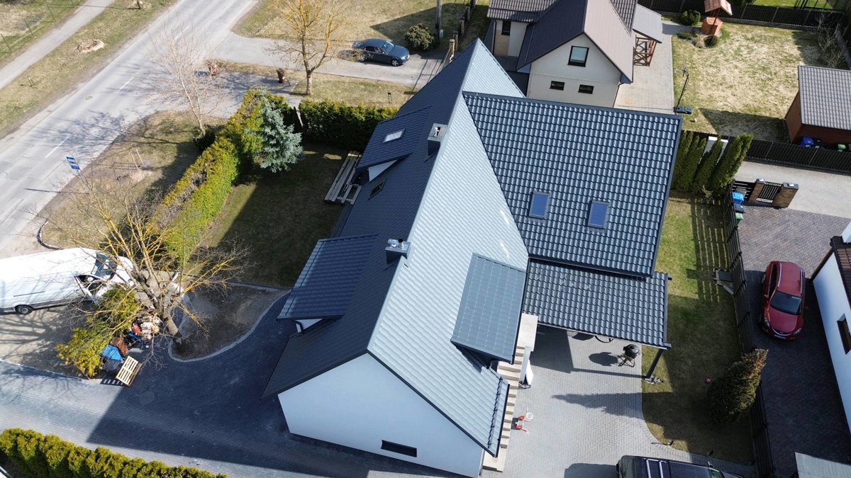 Drone 3d model of Anykščių st Erauta in s house Aerial drone 3d model in Šiauliai, Siauliai County, LT