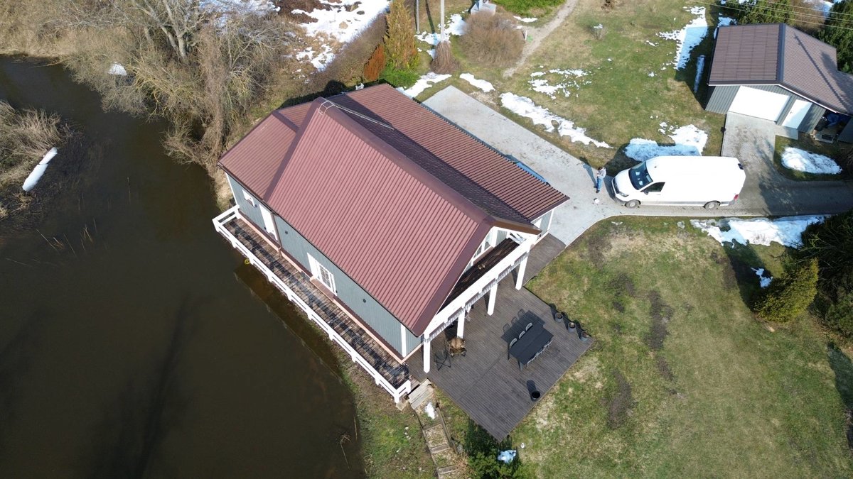 Drone 3d model of Kaukiškio kaimo senosios kapinės Musninkai Jewish Cemetery in kaukiškio k Aerial drone 3d model in Kaukiškis, Vilnius County, LT