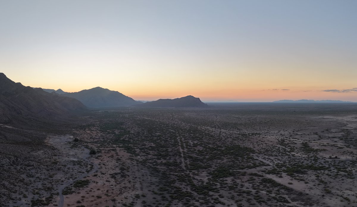 Drone 3d model of SANTA CRUZ Juan Guerra Park in subida al cerro Aerial drone 3d model in Viesca Municipality, Coah, MX