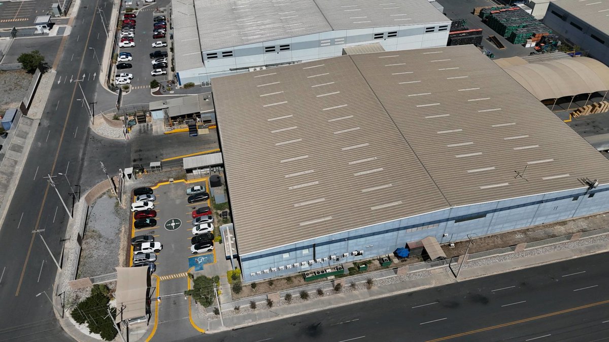 Drone 3d model of SAG MEXICO CARTÓN SULTANA CEDIS in santa catarina Aerial drone 3d model in Caterpillar, N L, MX