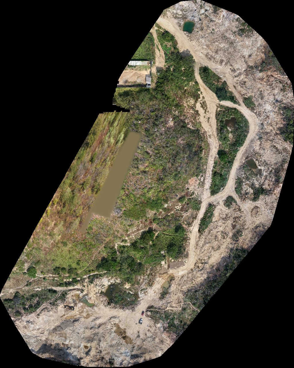 Drone map of Mariscos El changuis s municipal dump in La Soledad Aerial drone map in Salina Cruz, Oax, MX