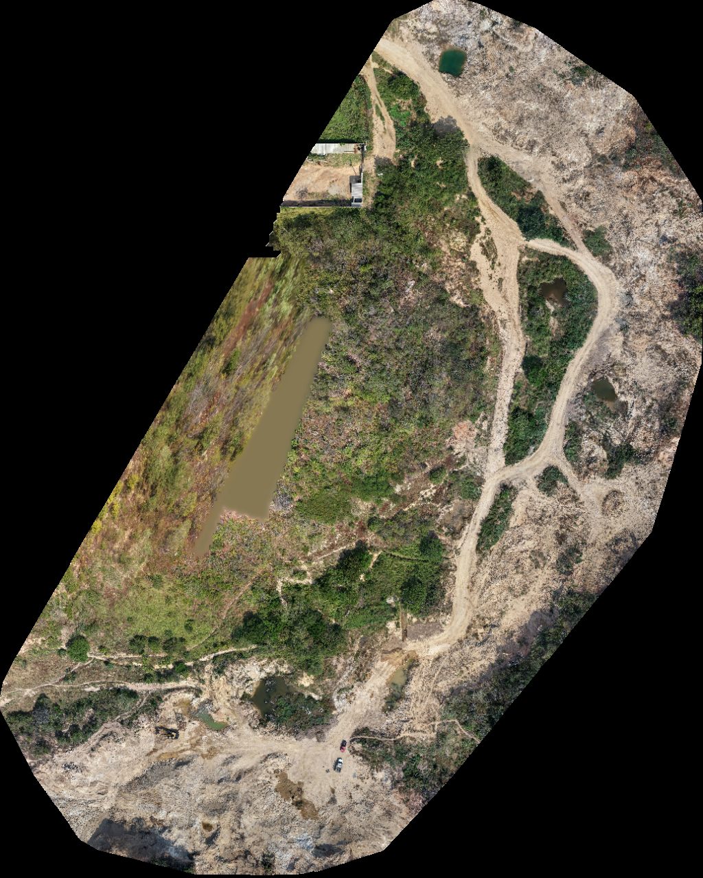 Drone map of Mariscos El changuis s municipal dump in La Soledad Aerial drone map in Salina Cruz, Oax, MX