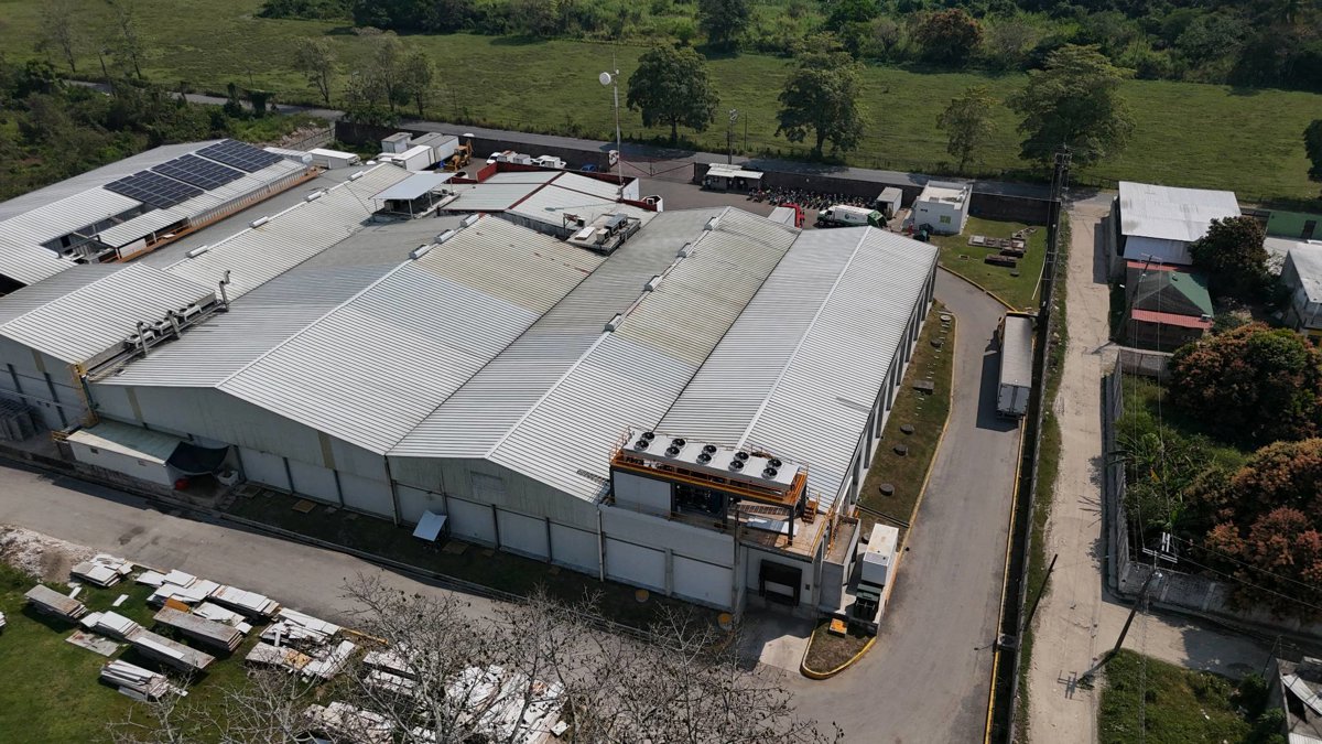 Drone 3d model of SALMI SOUTHEAST CV BIMBO BARCEL in Villas de Oriente Aerial drone 3d model in Comalcalco, Tab, MX