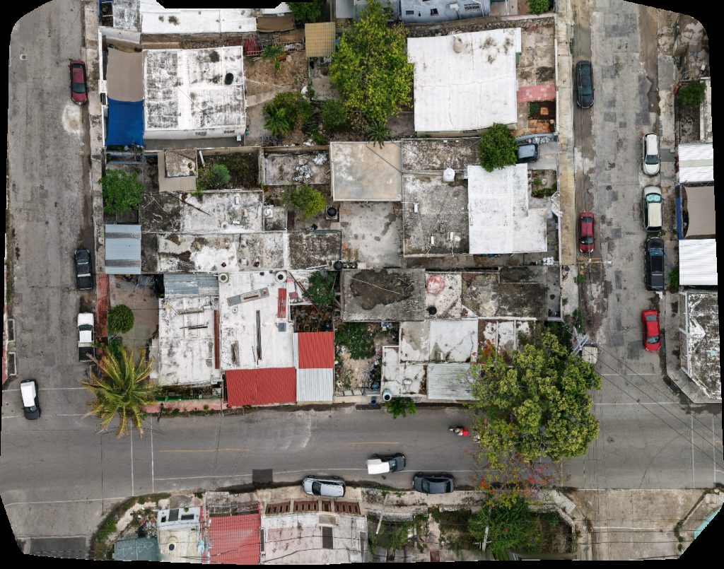 Drone map of Villa de la Dama Picadero El caballo in Mayapán Aerial drone map in Mérida, Yuc, MX