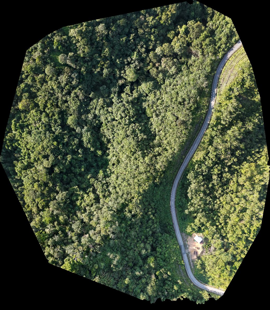 Drone map of NANGA TELISAI NANG in nanga tekalit Aerial drone map in Song, Sarawak, MY