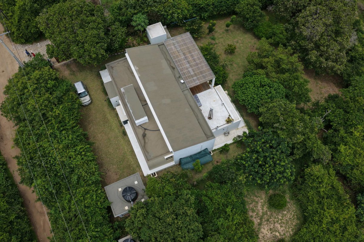 Drone 3d model of Tropicana Guesthouse KUUSAMO Aerial drone 3d model in Ponta do Ouro, Maputo, MZ