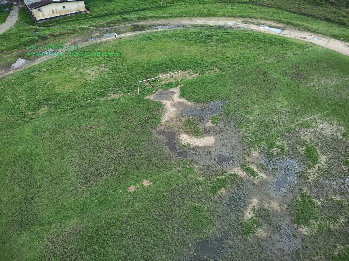 Drone 3d model of Mini stadium stand Smart Tech ICT solutions in university of uyo Aerial drone 3d model in Uyo, Ak, NG