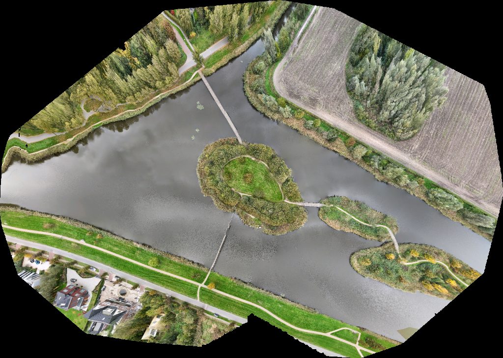 Drone map of Labzy EVBox Charging Station in Almere Haven Aerial drone map in Almere, Fl, NL