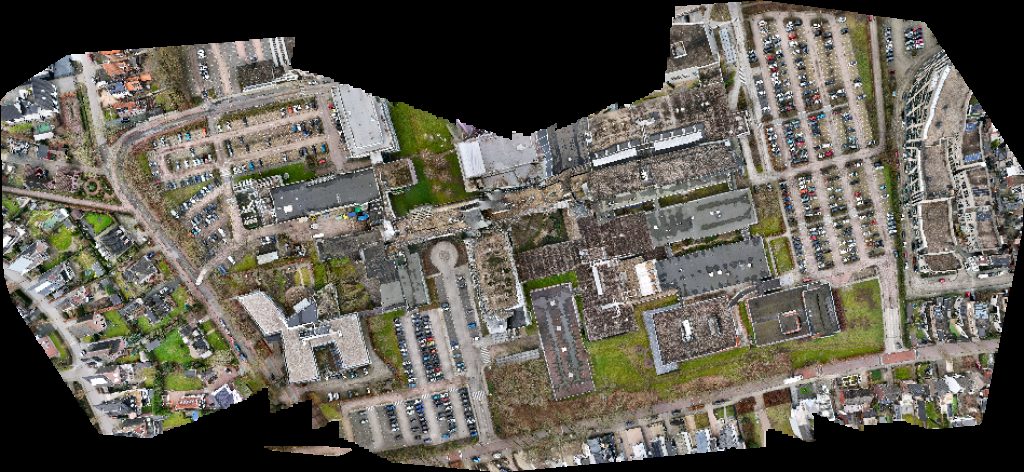 Drone map of Bravis Revalidatie hospital in Tolberg Aerial drone map in Roosendaal, Nb, NL