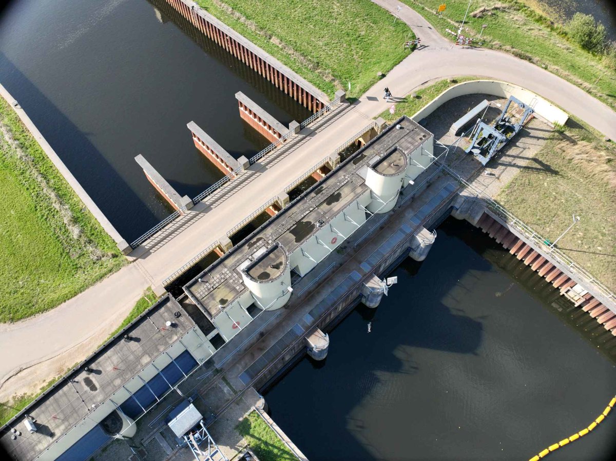 Drone 3d model of Fietsknooppunt 48 ️ Treurenburg Aerial drone 3d model in 's-Hertogenbosch, Nb, NL