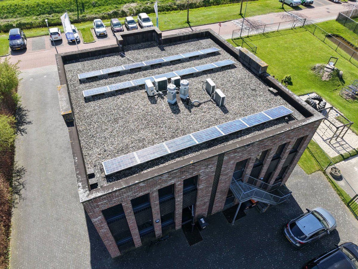 Drone 3d model of Rondo Afvalbeheer B V Servicekantoor Agrofocus BV in b v Aerial drone 3d model in Obdam, Nh, NL