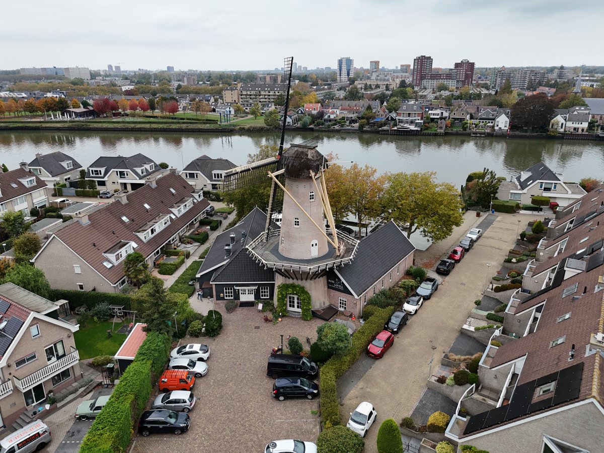 Drone 3d model of JV Sola Gratia ZoetSoet Dranken Aerial drone 3d model in Krimpen aan den IJssel, Zh, NL