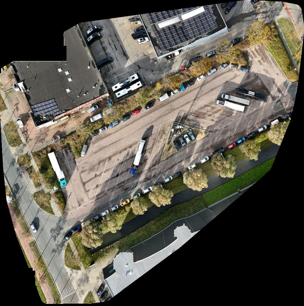 Drone map of Taxi Brouwer Stucadoors en Afwerkbedrijf Hoek B V in b v Aerial drone map in Noordwijk, Zh, NL