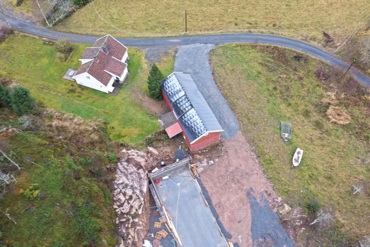 Drone 3d model of Øye Øyebrua Aerial drone 3d model in Grimstad, Agder, NO