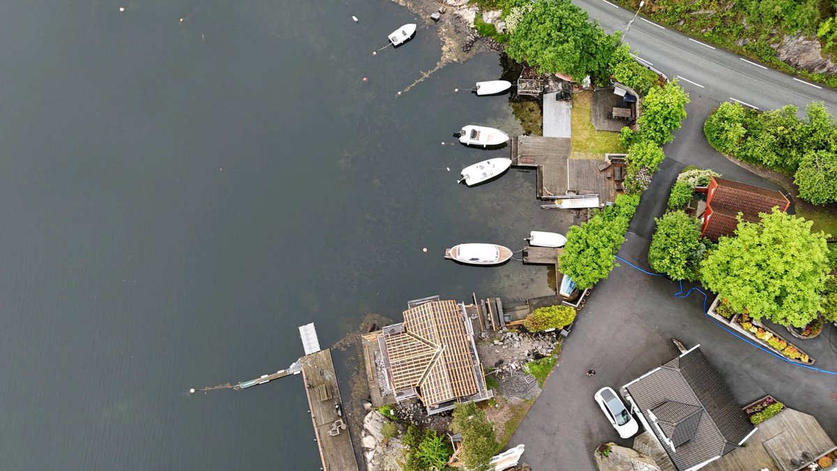 Drone 3d model of Tverrdalen Aerial drone 3d model in Kristiansand, Agder, NO