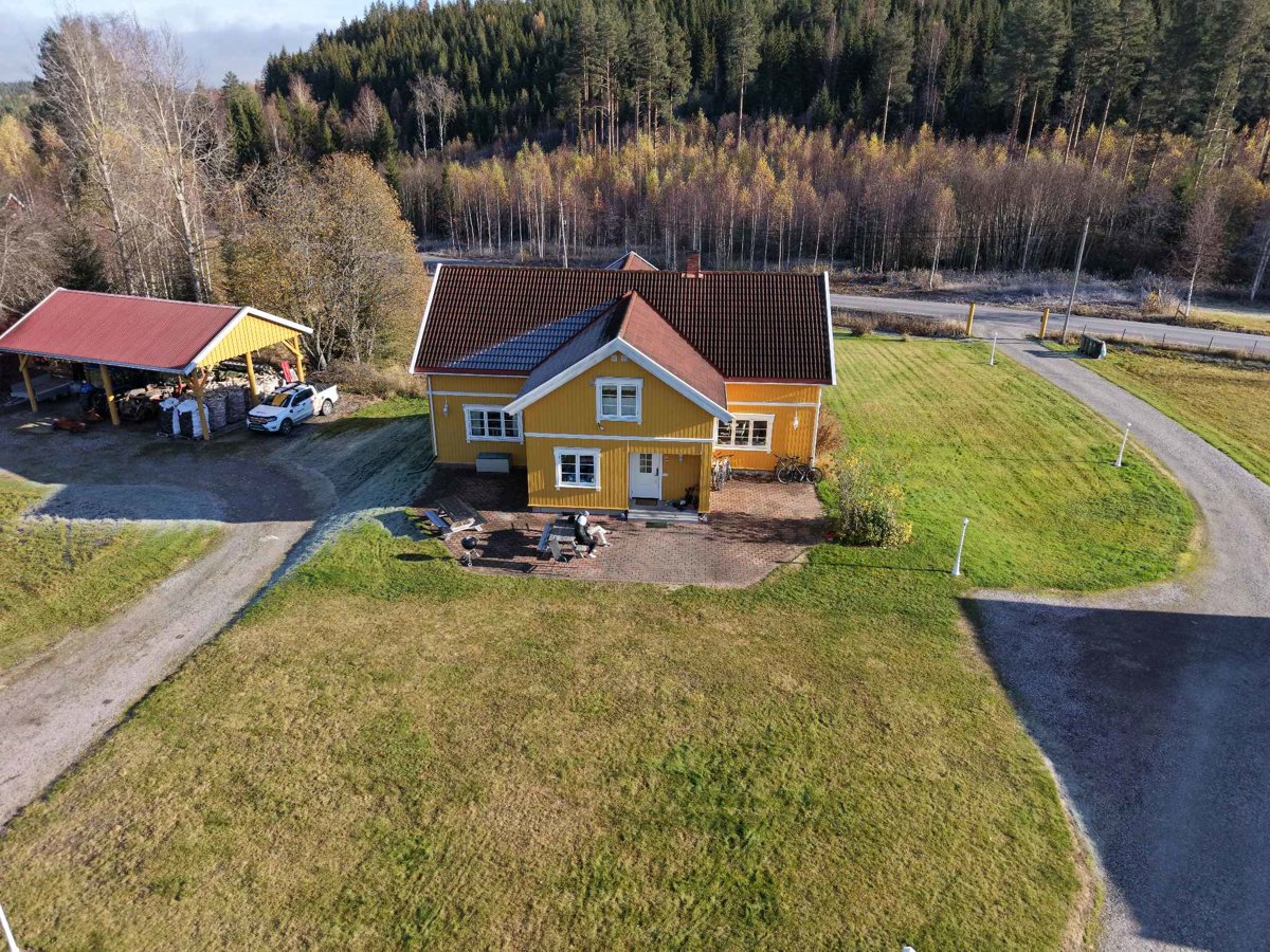 Drone 3d model of Skjukuåsen Krokfoss Aerial drone 3d model in Bjoneroa, Innlandet, NO