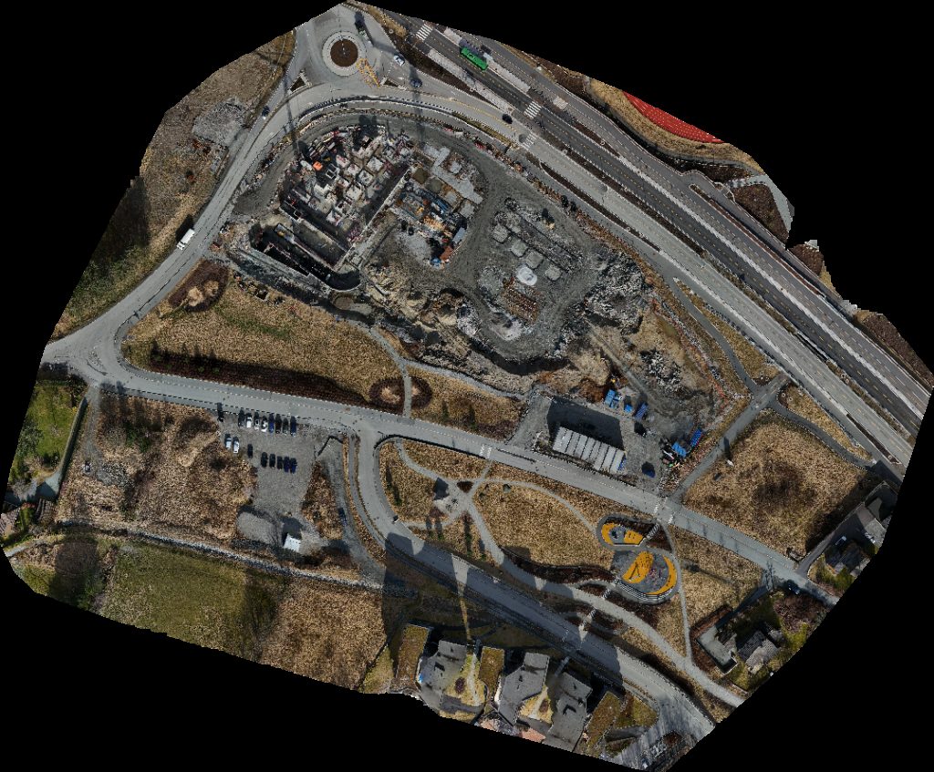 Drone map of Husene i skogen Lisa Ravna Rørmoen Aerial drone map in Stavanger, Rogaland, NO