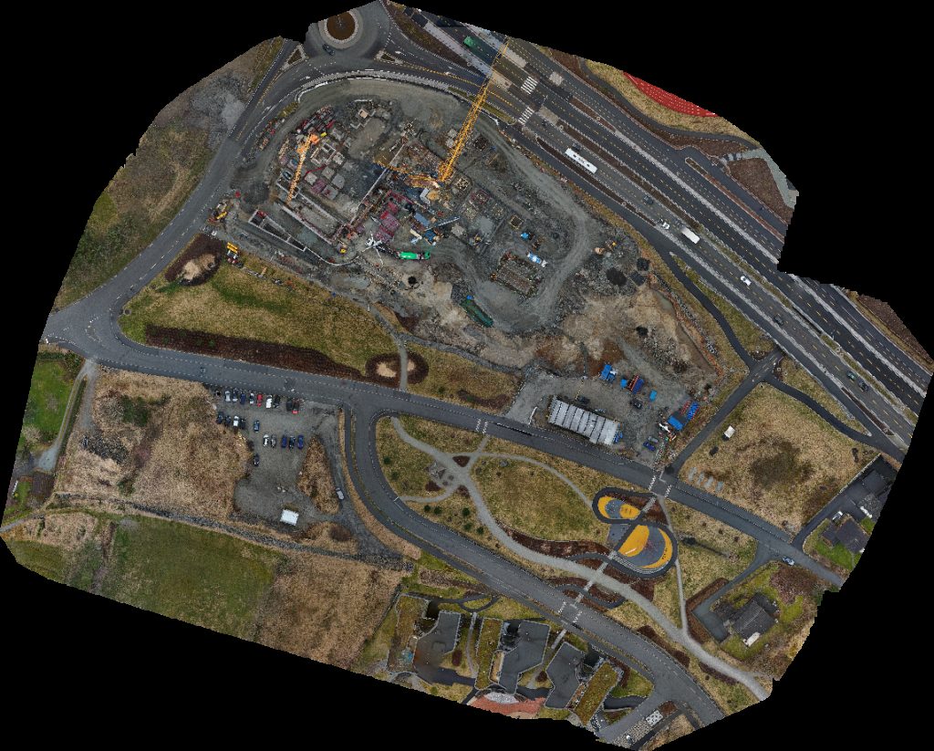 Drone map of Jåtunparken Jåtun Aerial drone map in Stavanger, Rogaland, NO