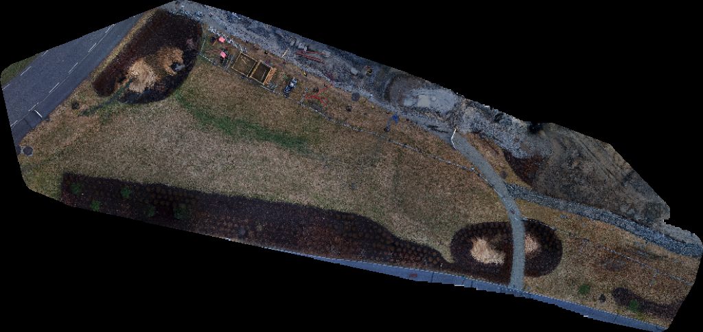 Drone map of Jåtunparken Tampnett AS Aerial drone map in Stavanger, Rogaland, NO