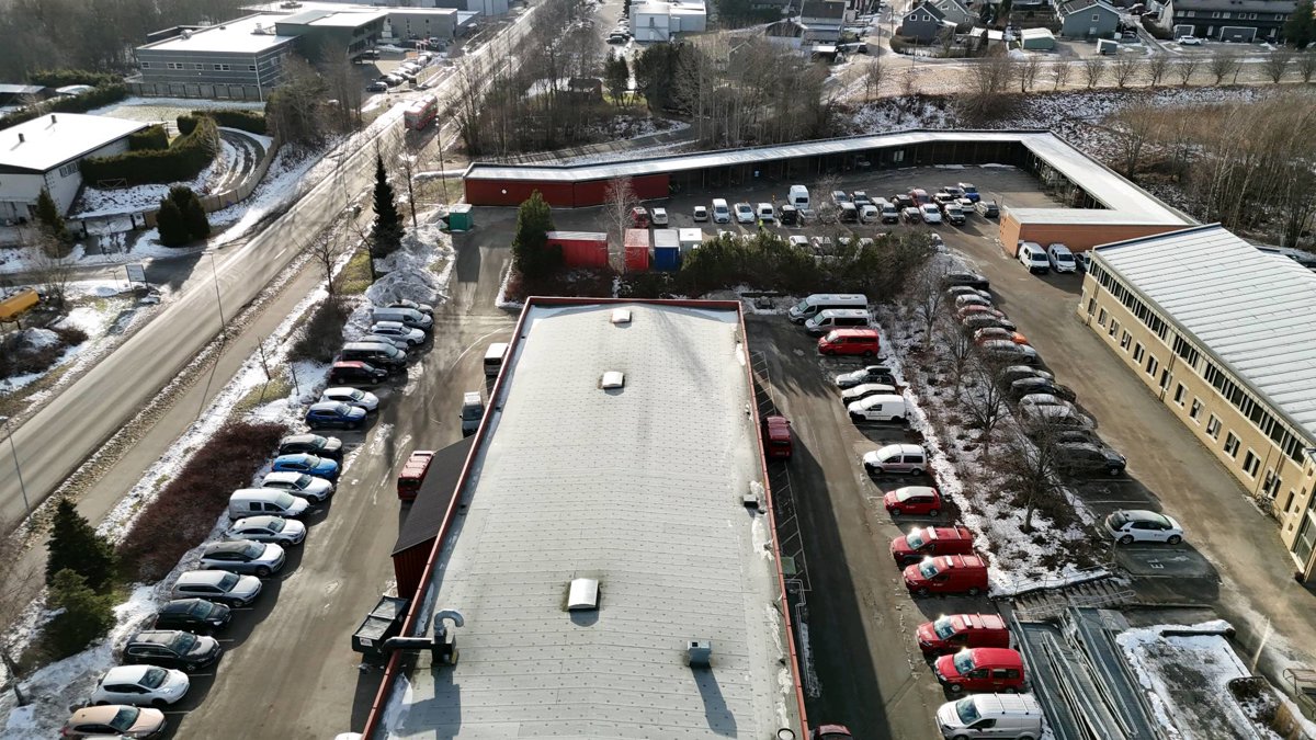 Drone 3d model of Bark til kompost kommune Teknisk Drift in fredrikstad kommune Aerial drone 3d model in Fredrikstad, Stfold, NO