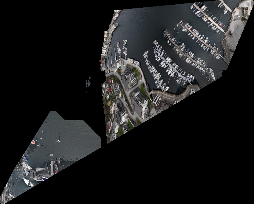 Drone map of Sauna Knapphus Marina Leirvik Aerial drone map in Stord, Vestland, NO