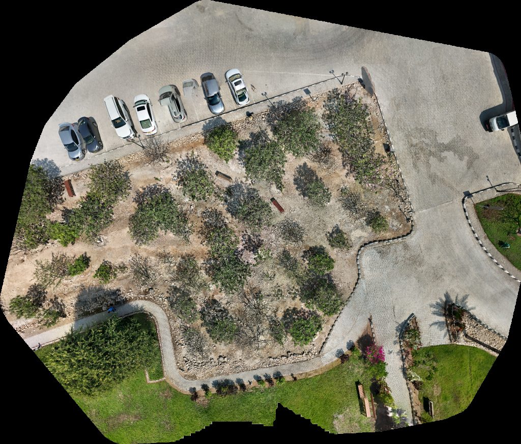 Drone map of Al Baleed Archaeological Site Museum of the Frankincense Land in Al Balid Aerial drone map in Salalah, Dhofar Governorate, OM