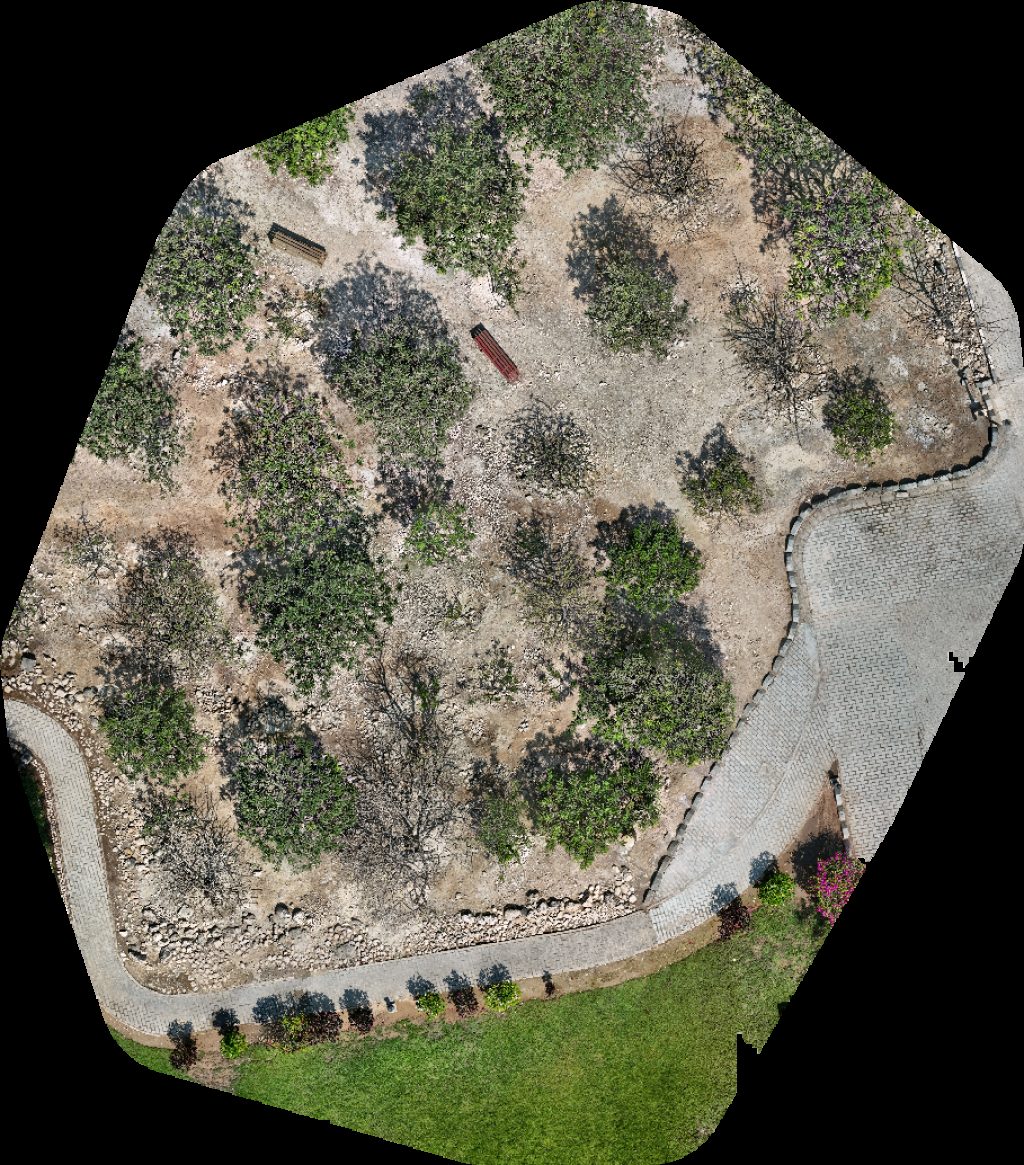 Drone map of Al Baleed Archaeological Site Museum of the Frankincense Land in Al Balid Aerial drone map in Salalah, Dhofar Governorate, OM