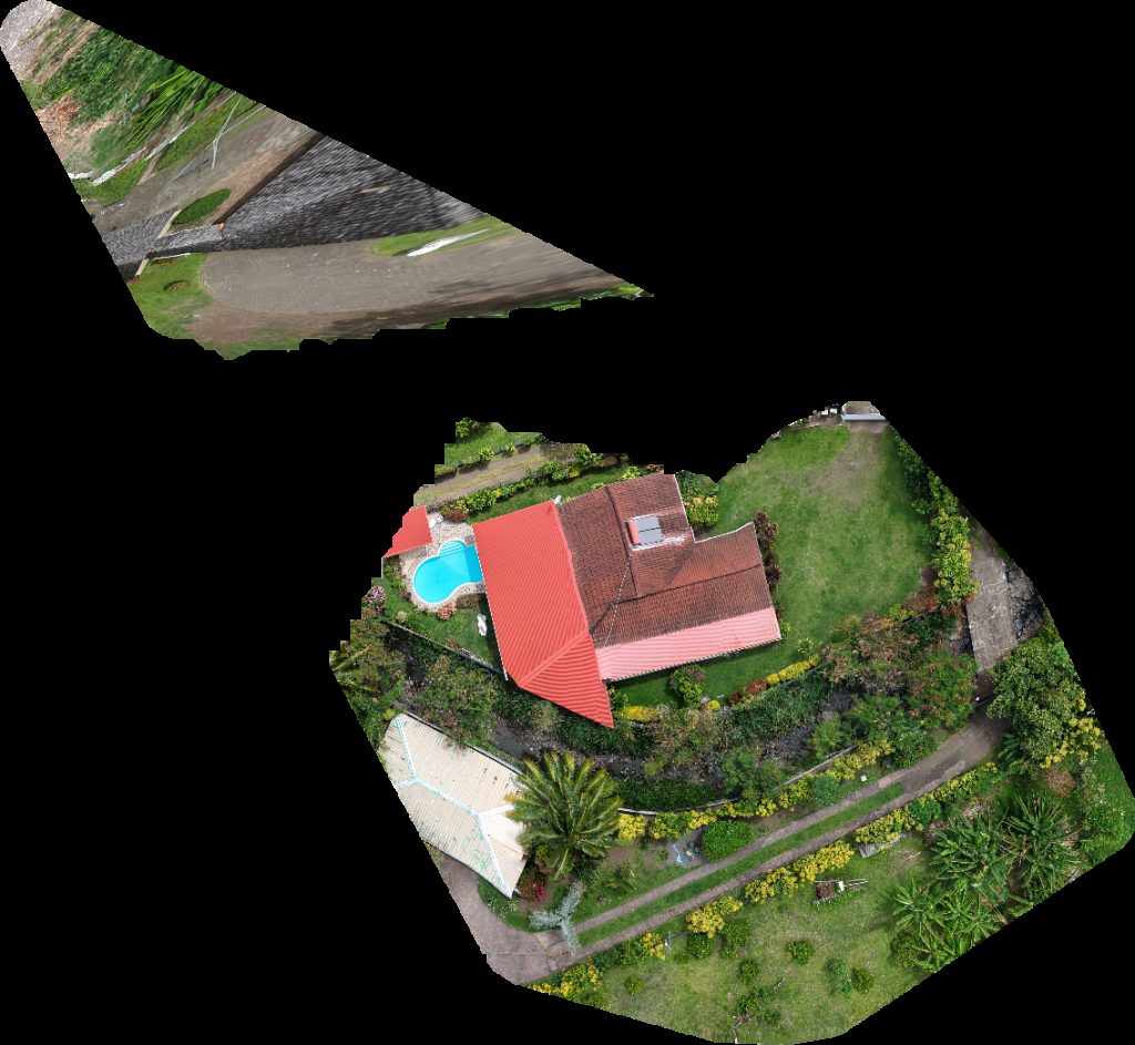 Drone map of Manava Villa Tatahi Chez Diane et Mahana in la maison Aerial drone map in Paea, Iles Du Vent, PF