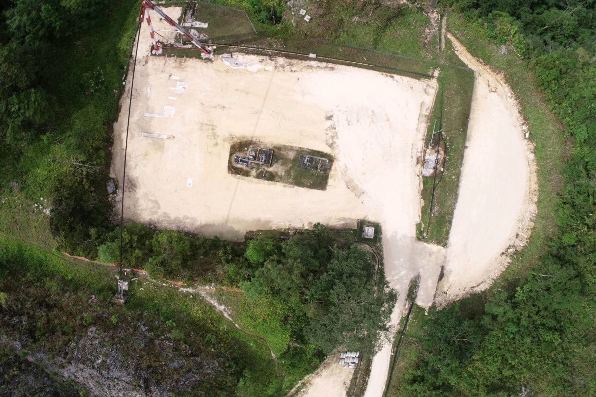Drone 3d model of Hegigio Bridge Santos Agogo Production Facility in moro office Aerial drone 3d model in Otoma, Southern Highlands Province, PG
