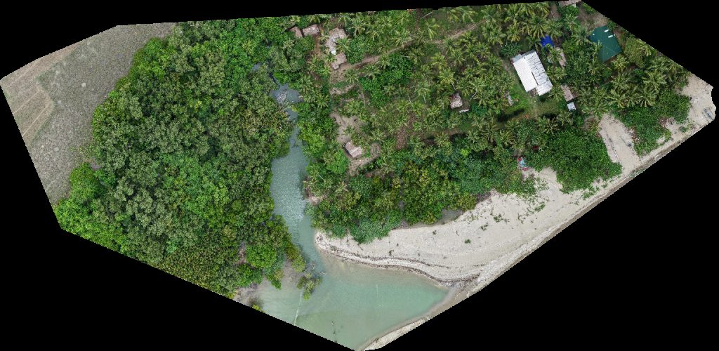 Drone map of Nanay Helen s Store Barangay Hall in beach resort Aerial drone map in Ligao City, Bicol, PH