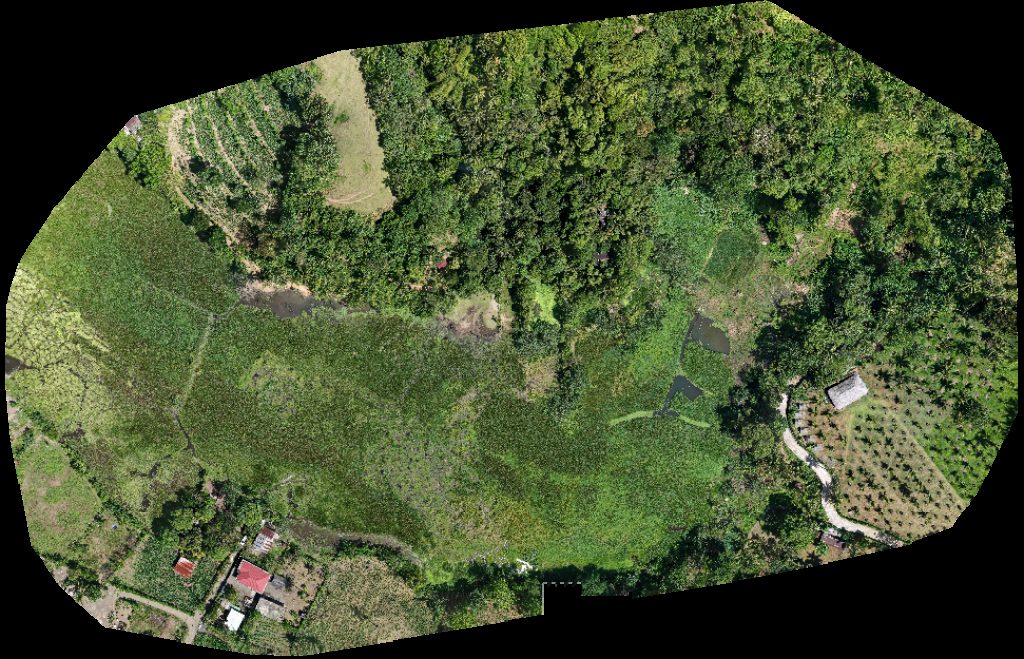 Drone map of Nalvarte s Residence Busay lake in Balogo Aerial drone map in Oas, Bicol, PH