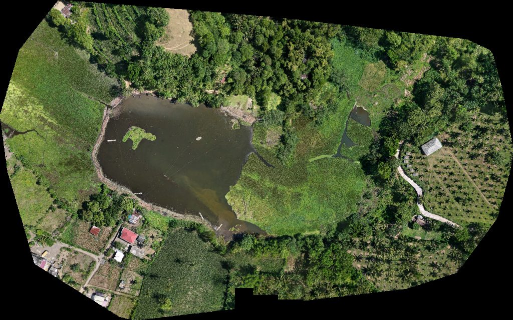 Drone map of Busay lake Nalvarte s Residence Aerial drone map in Oas, Bicol, PH